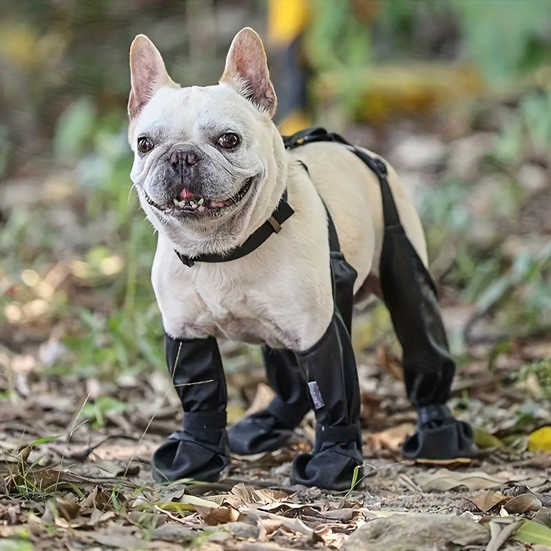 Zapatos impermeables y transpirables para perros de razas pequeñas y medianas, botas duraderas para todas las estaciones