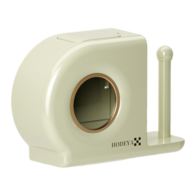 Wall-Mounted Kitchen Organizer with Plastic Wrap Dispenser and Utensil Holder