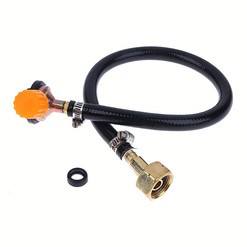 Leak-Proof Metal Adapter Refill Tube Conversion Joint with Rotating Connector