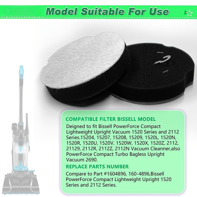 Powerforce Compact va Cleanview modellari uchun 5 ta paket vakuum tozalash filtrlari