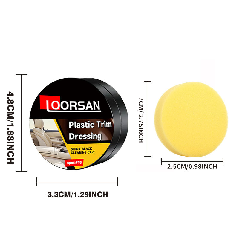 Plastic Trim Dressing Cream for Car Interior and Exterior Surface Restoration