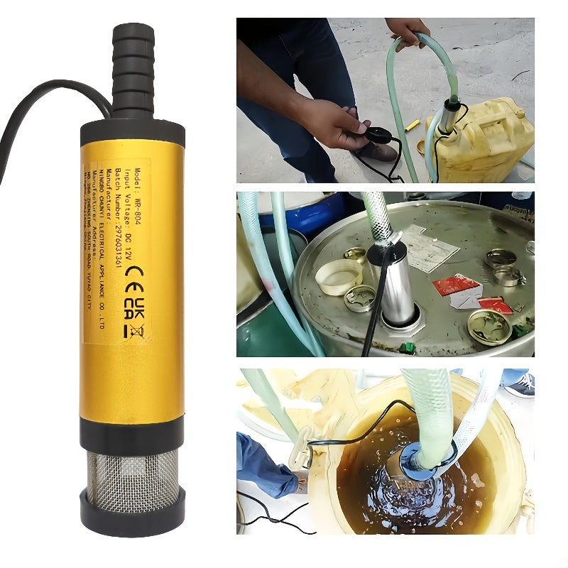 12V 24V Aluminum Alloy Submersible Pump for Diesel Water 12L/min