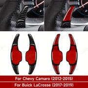 Car Interior ABS Carbon Fiber Gear Shift Lever Cover for Chevrolet Camaro Buick LaCrosse