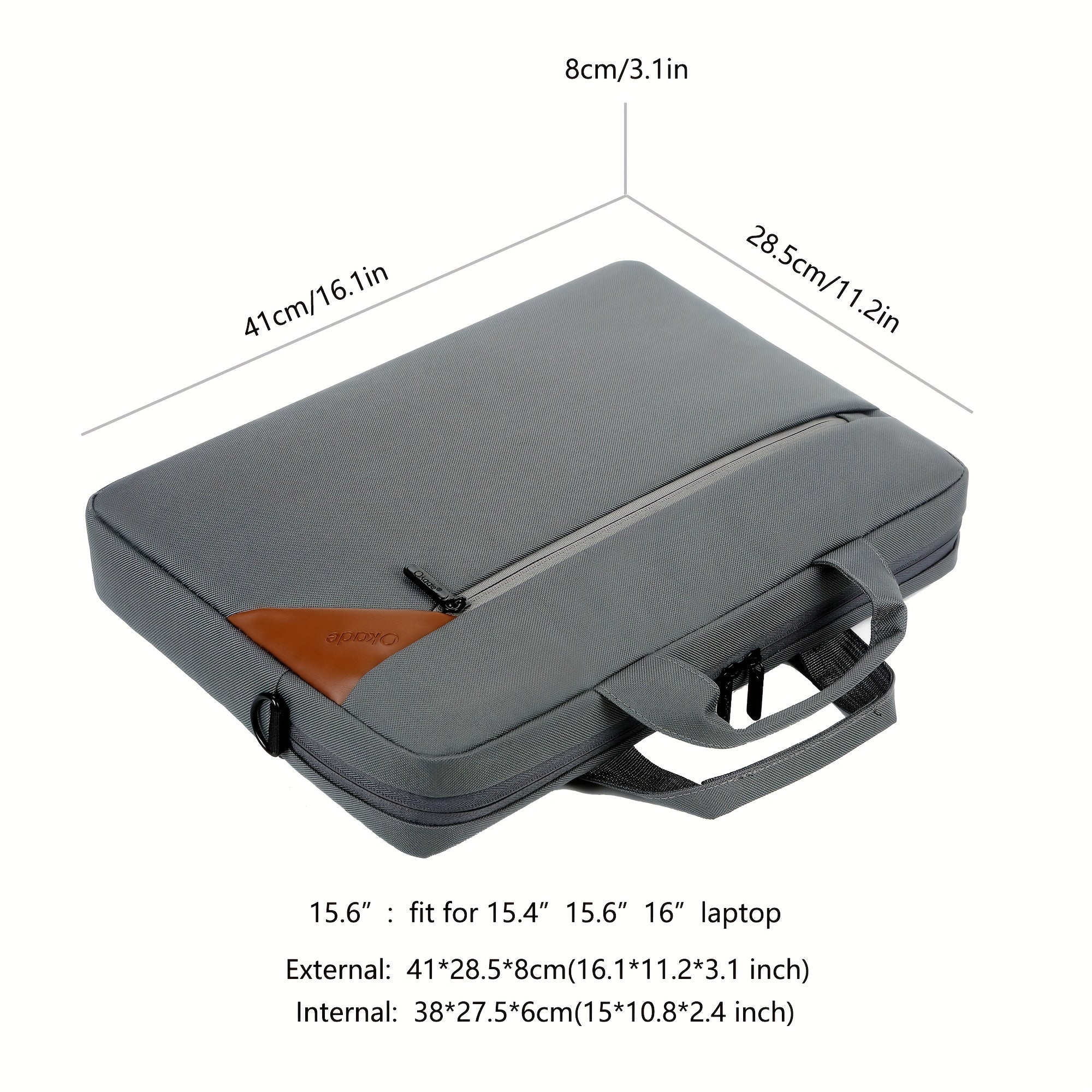 Large Capacity Laptop Bag for 15.4-16 Inch Gaming Laptops Shockproof Padding Shoulder Strap