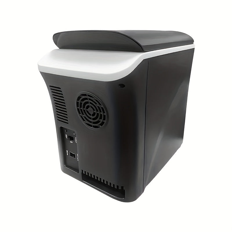 Портативный автомобильный холодильник на 7,5 л, DC 12 В, компактный охладитель, горячий и холодный, для путешествий