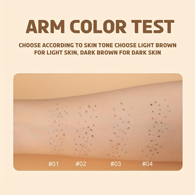 Bolígrafo impermeable para mujeres con apariencia de pecas, de secado rápido, 4 colores