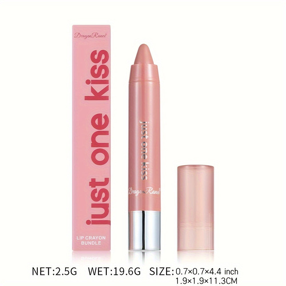Women's Moisturizing Lipstick With Nude Pink Red Brown Colors and Lip Gloss