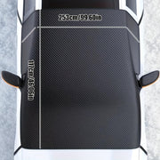 Katta magnitli qor qopqog'i avtomobilning old oynasi uchun mustahkam Oksford matosidan tayyorlangan. O'rnatish oson, old va yon oynalarni muzdan himoya qiladi. Ajoyib qish aksessuaridir.