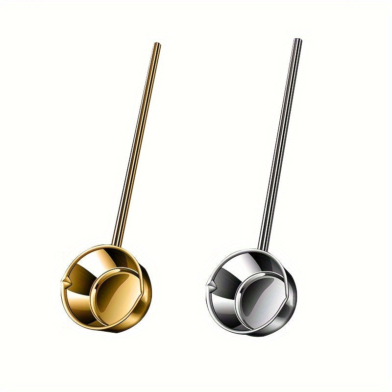 Stainless Steel Oil Pouring Pot, Compact Mini Soup Pan for Cooking and Outdoor Use