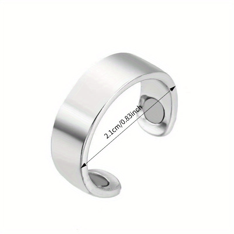 Magnetic Ring Open Without Electricity No Battery Magnetic Jewelry