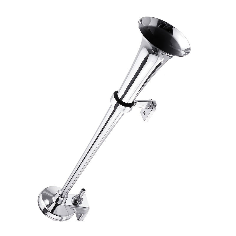 12V 120dB Air Horn Kit Chrome Finish for Trucks Cars Boats Durable