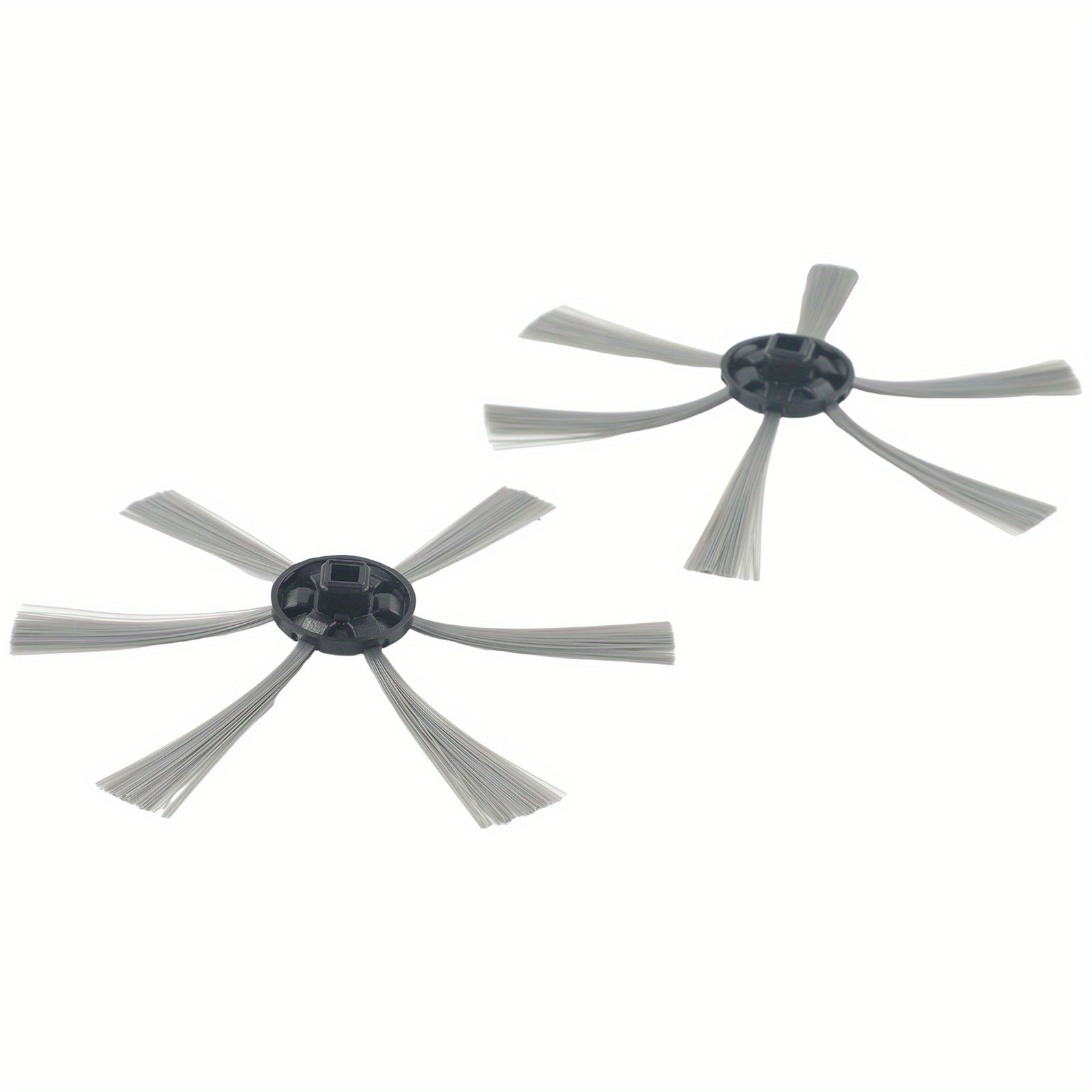 2pcs Robot Vacuum Side Brushes Durable Plastic Metal Bristles for Tight Spaces Debris Pickup