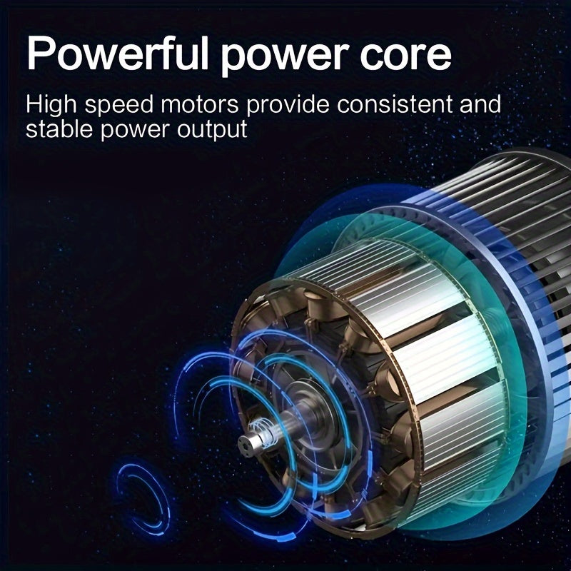 CascadeVac tomonidan qudratli qo'l vakuum tozalagich - uy va oshxona pol bo'shliqlari uchun ixcham simli mini tozalagich - uyda foydalanish uchun ideal vakuum tozalagich.