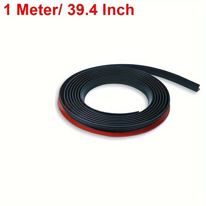 Tira de sellado de goma para ventana de coche, relleno lateral de huecos, aislamiento acústico, a prueba de viento