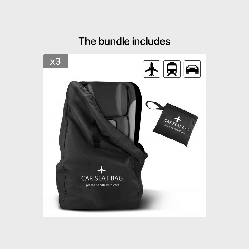 Universal Car Seat Travel Bag Water Resistant Ripstop Fabric