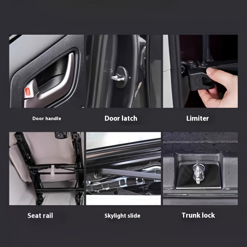 Automotive Grease for Door Tracks Sunroofs Waterproof White Oil