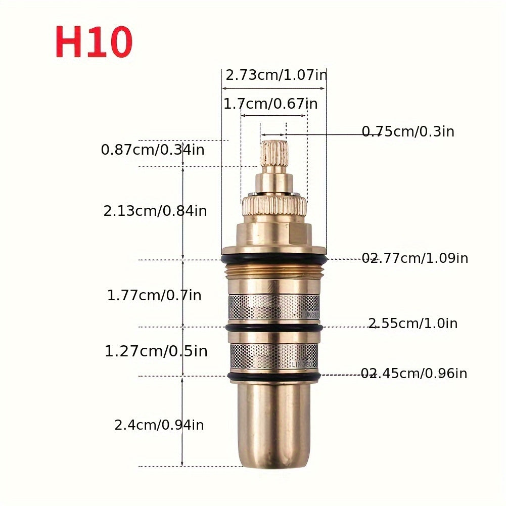 Elektr energiyasi talab qilinmaydi! Quyosh energiyasi bilan ishlaydigan mis termostatik klapan yadrosi, uyda isitish, sovutish tizimlari va havo tozalagichlarida foydalanish uchun mukammal.
