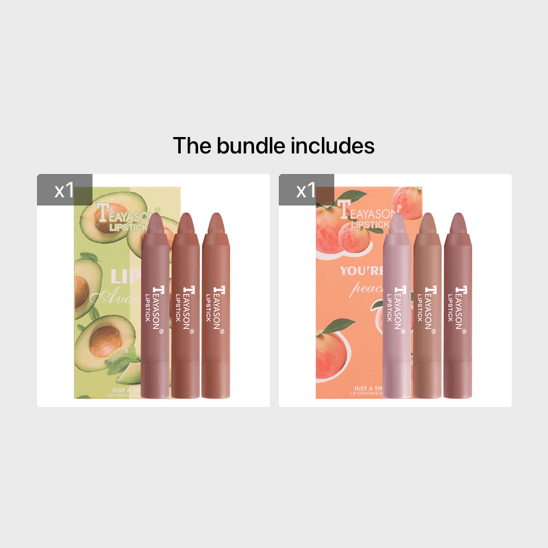 Set de 3 barras de labios mate para mujer, Velvet Air Cream, tonos nude de larga duración