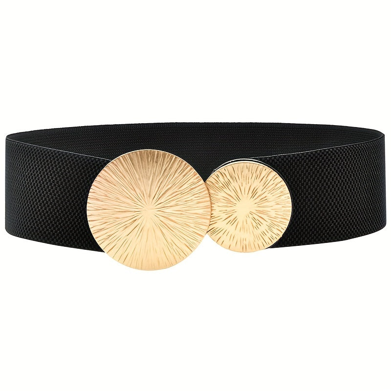 Ayollar uchun vintage kengaytiriladigan belbog' bilan oltin tokchali