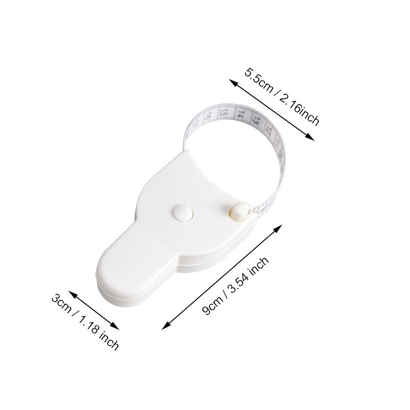 60-Inch Retractable Measuring Tape for Waist Chest Thigh Circumference Plastic Locking