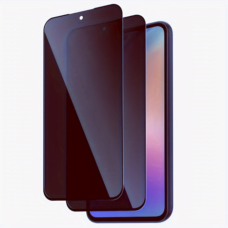 2pcs Privacy Tempered Glass Screen Protector for Samsung A Series Models