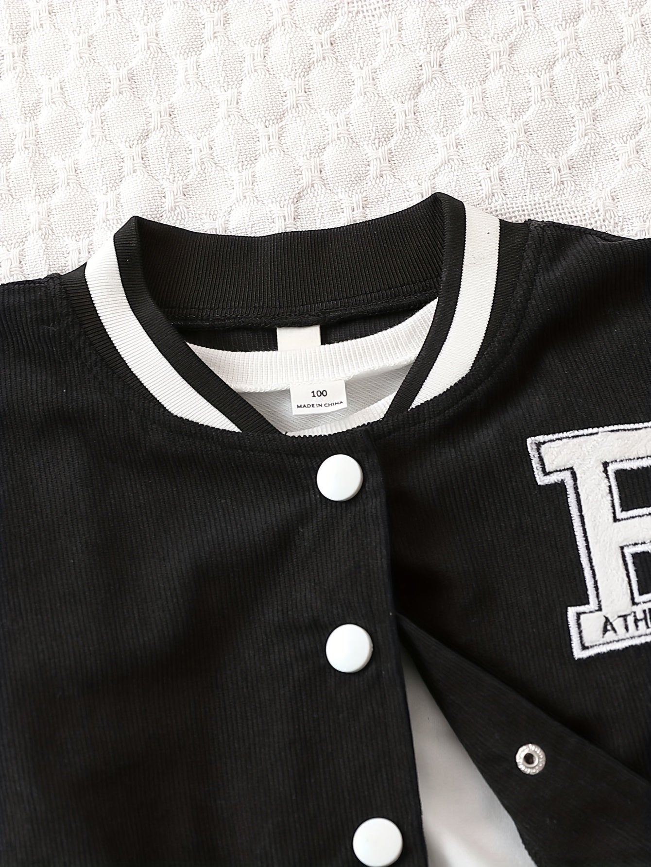 Girls 2-Piece Corduroy Long Sleeve Jacket and Pleated Skirt Set for Fall Winter