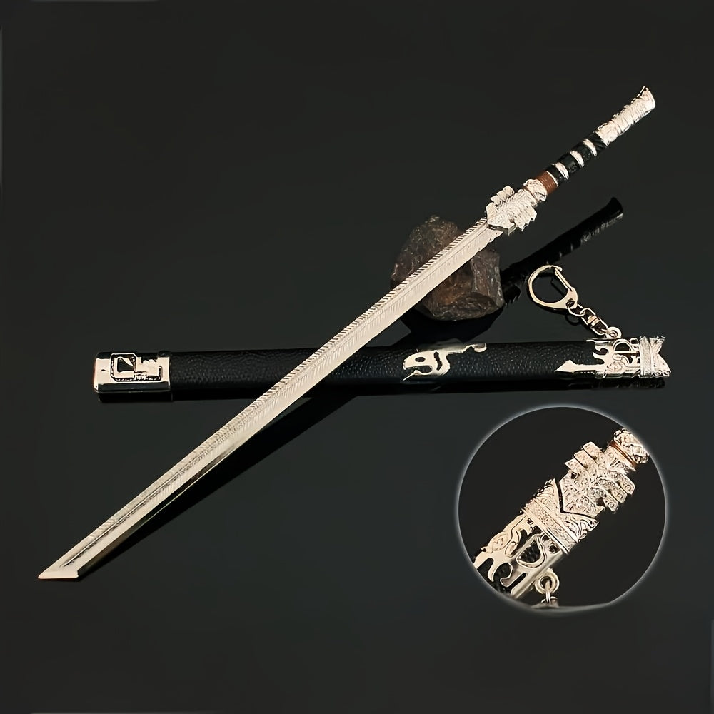 Miniature Weapon Keychain for Men Gaming Fans Collectors Gift