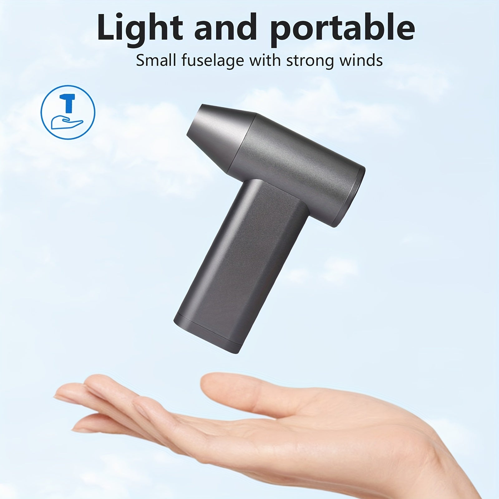 Фен для волос из алюминиевого сплава с бесщеточным мотором, турбовентилятор, подарок