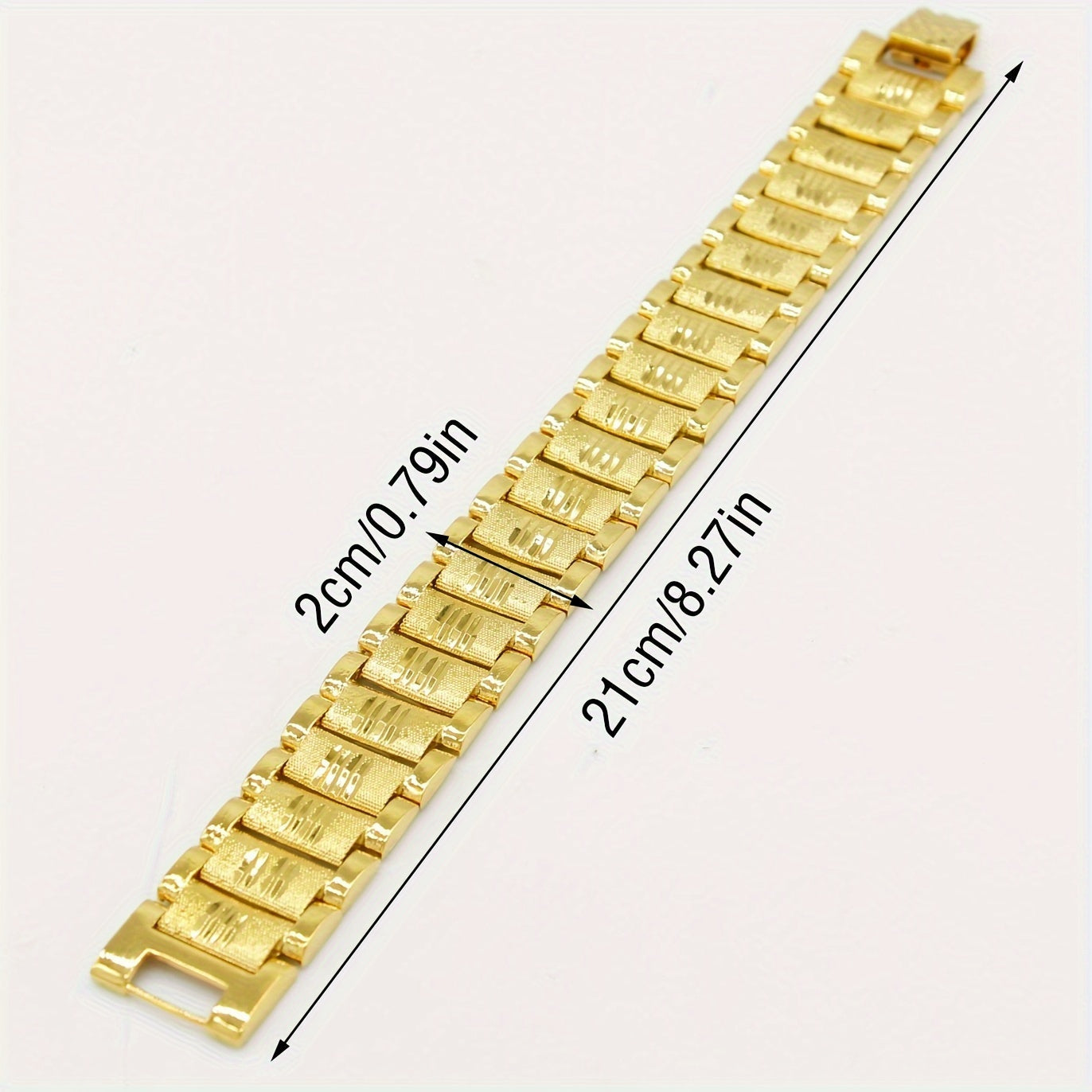 Copper Plated Link Chain Necklace for Men and Women Hip Hop Style for Daily Wear and Parties