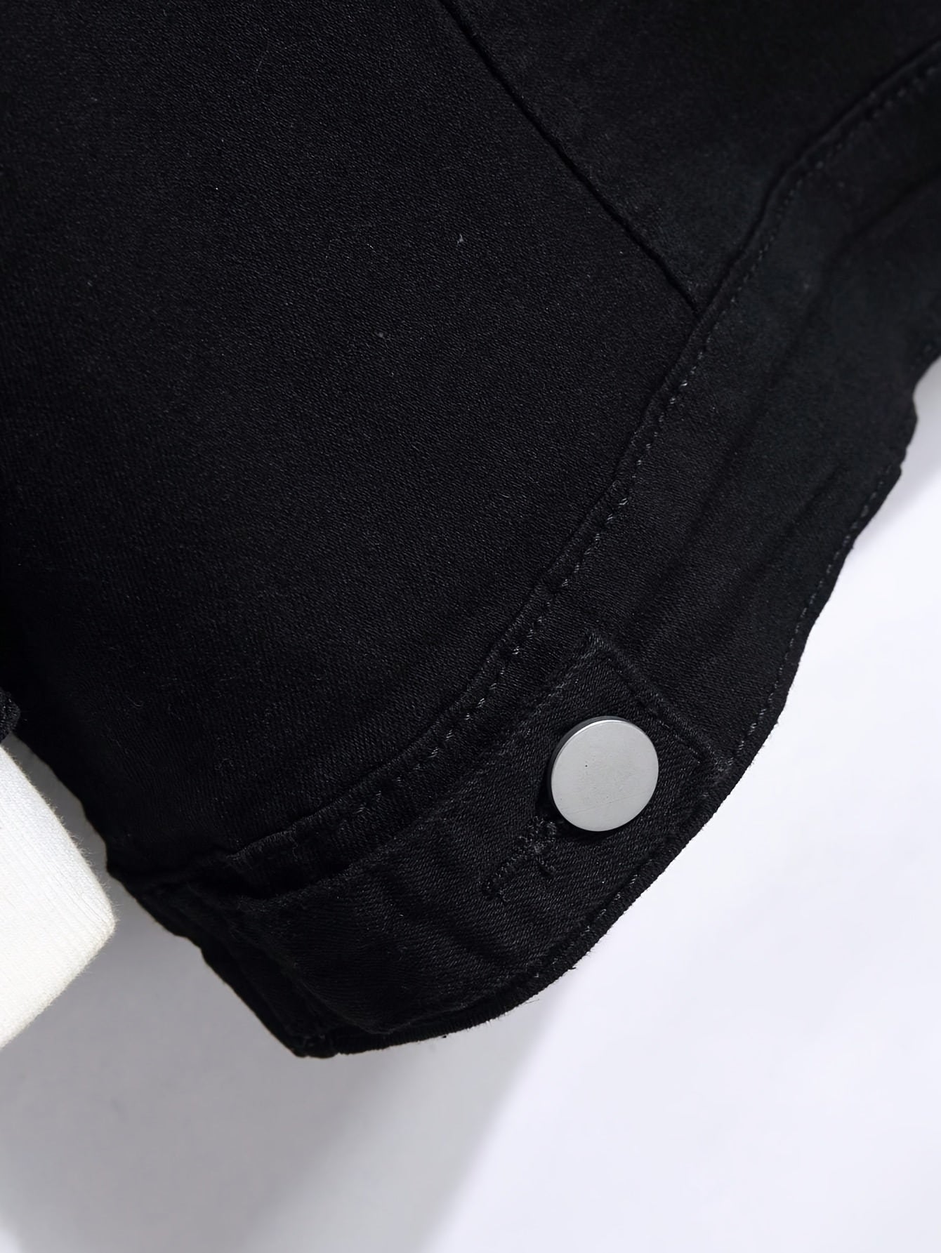 Men's Plus Size Casual Jacket Rayon Blend Stretch Solid Color Pockets