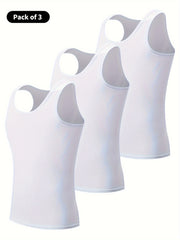 Мужская хлопковая майка без рукавов, облегающая, дышащая, повседневная, для спортзала, всесезонная