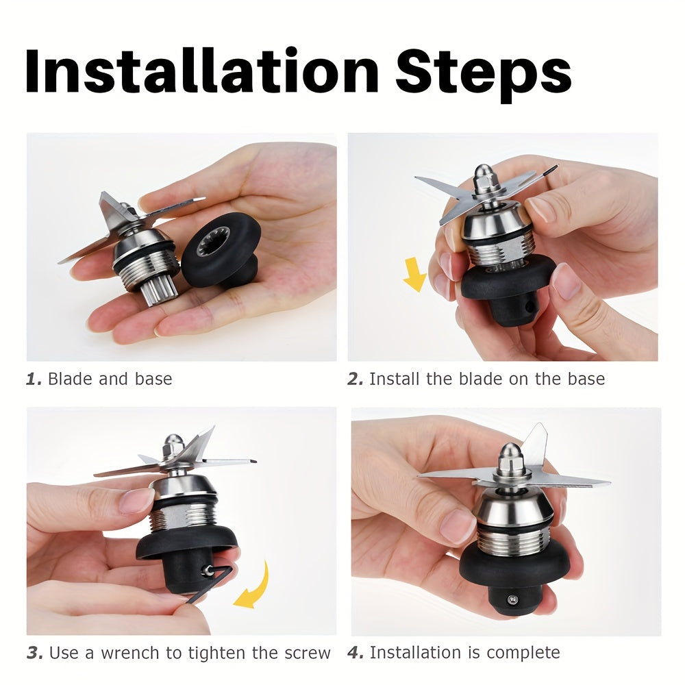 Blender Drive Socket Kit with Allen Wrench Replacement Part for Vitamix 891 802