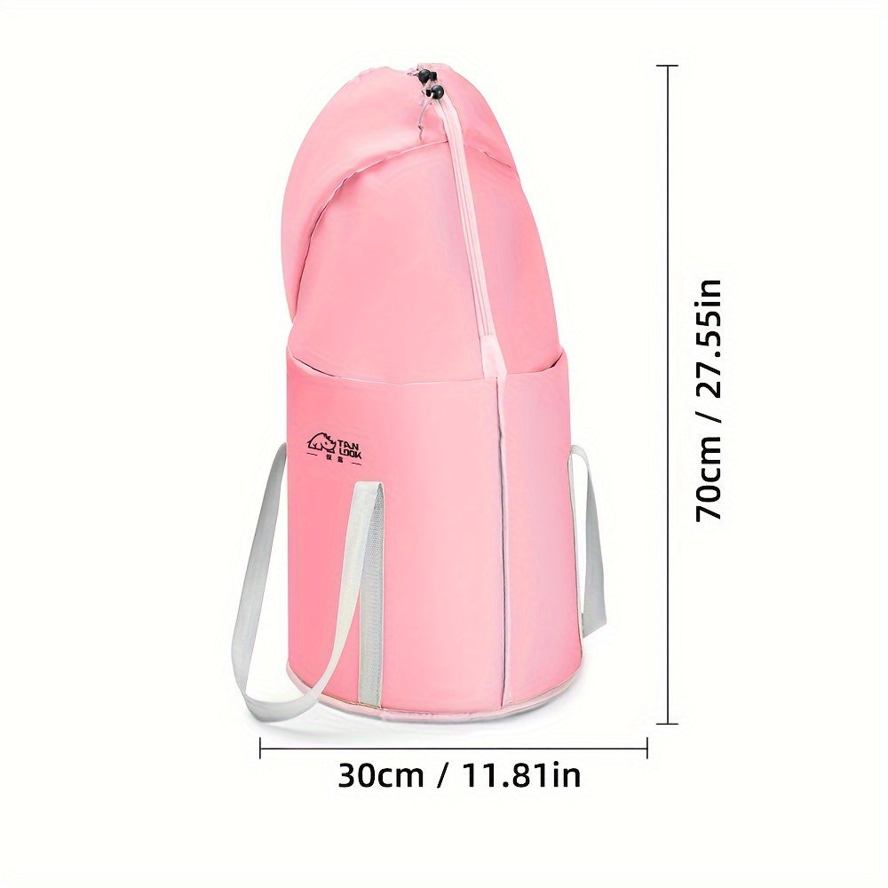 Portable Polyester Fiber Foot Bath Bucket for Outdoor Foot Care and Cleaning