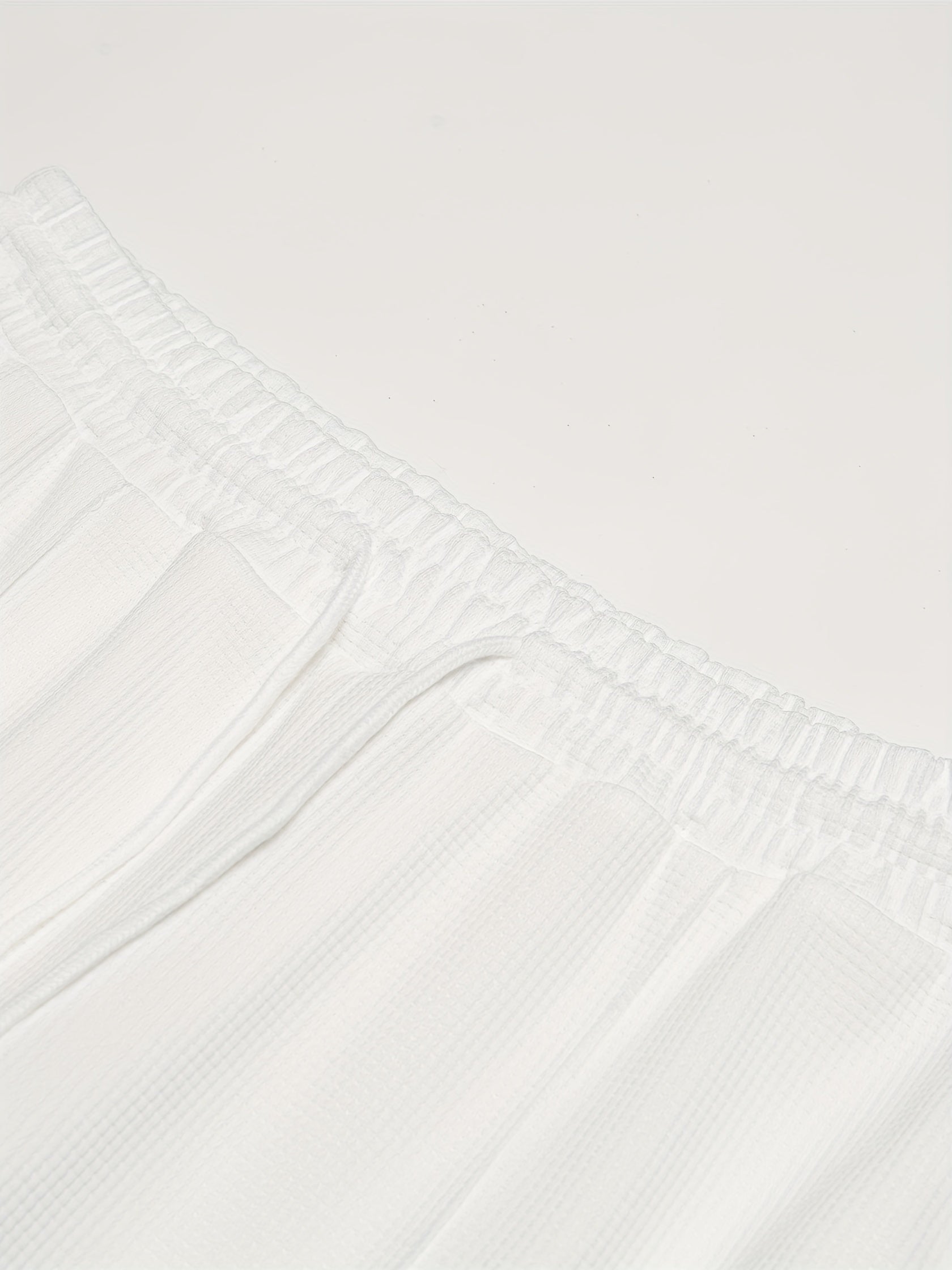 Men's Slim Polyester Sweatpants with Drawstring Waist for Spring and Autumn Running