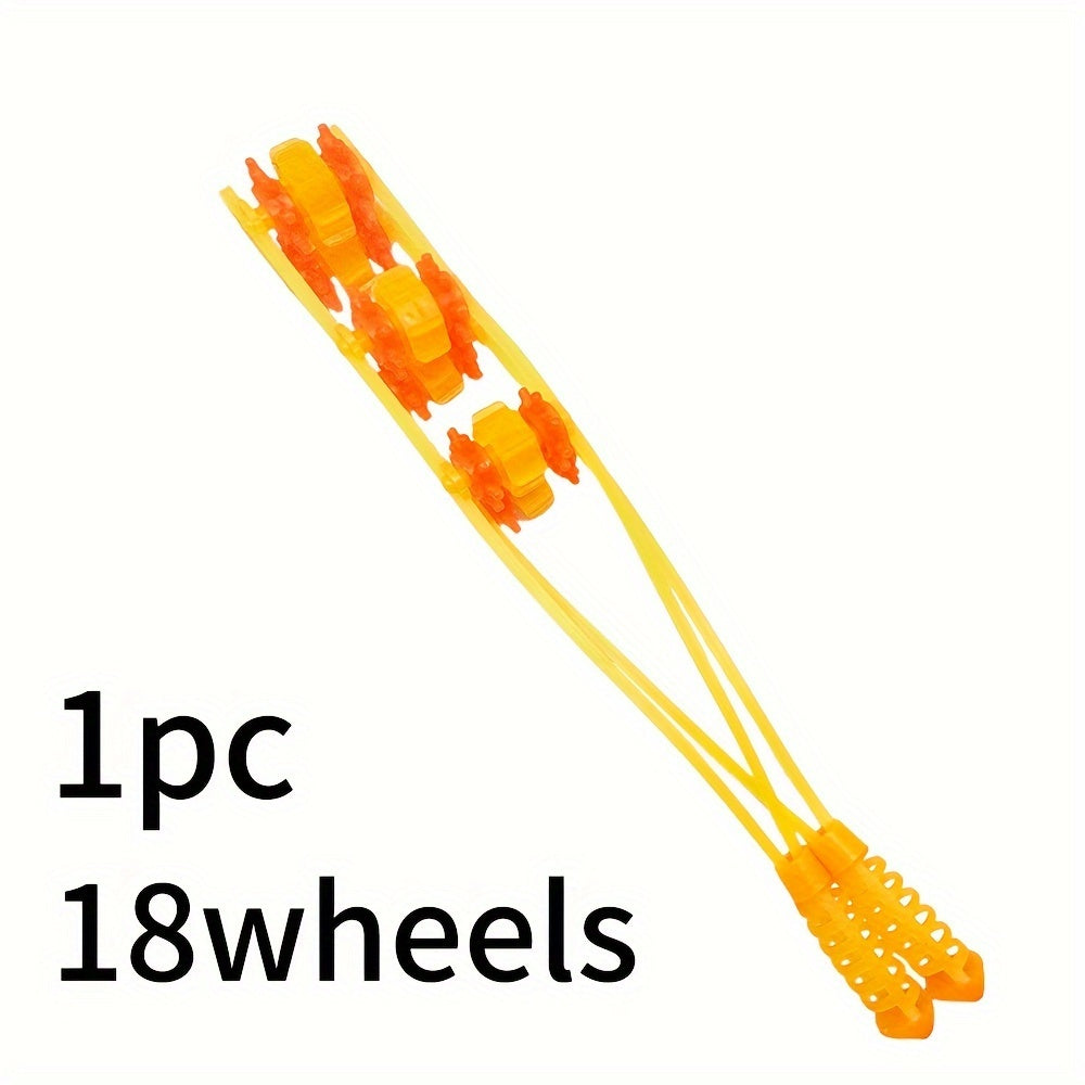 Sayohat, ofis, sport va uyda foydalanish uchun portativ orqa massaj roliki arqon. Mustahkam plastik, sozlanadigan tasmalari va bo'yin va orqa massajlari uchun tuzilgan roliklari bilan.