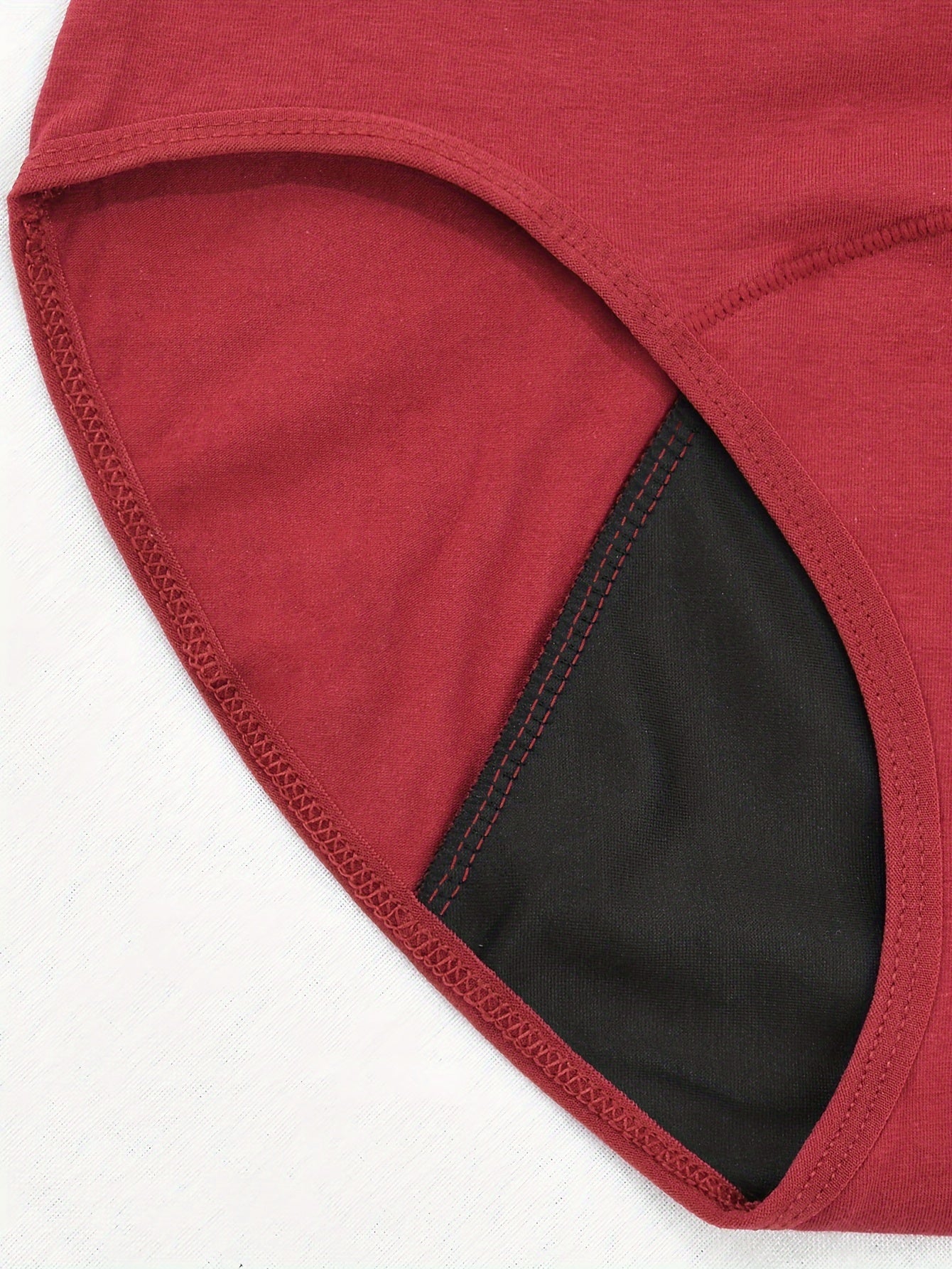 Pack de 10 braguitas femeninas de cobertura total, transpirables, de viscosa, de tiro medio, en color sólido