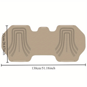 Car Seat Cushion Breathable Red Rear Seat Cover for EV Sedan