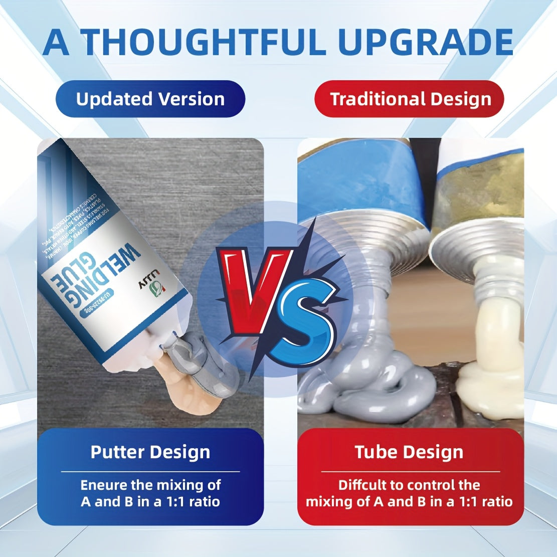 Waterproof Oil-Resistant High-Temperature Welding Glue for Metal Glass Plastic Wood 80g 30g Tubes