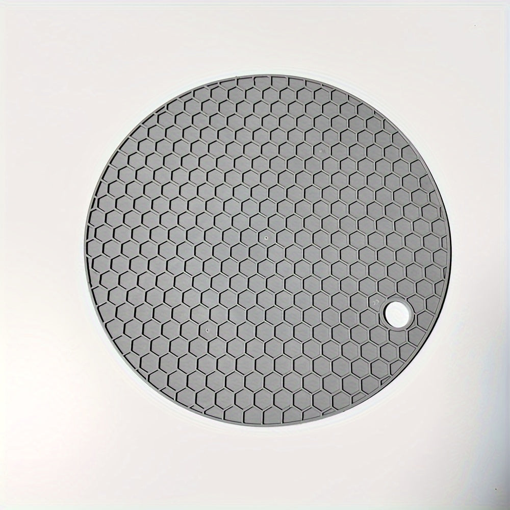 Juego de tapete y trípode de silicona para cocina con posaplatos resistentes al calor en 2 tamaños