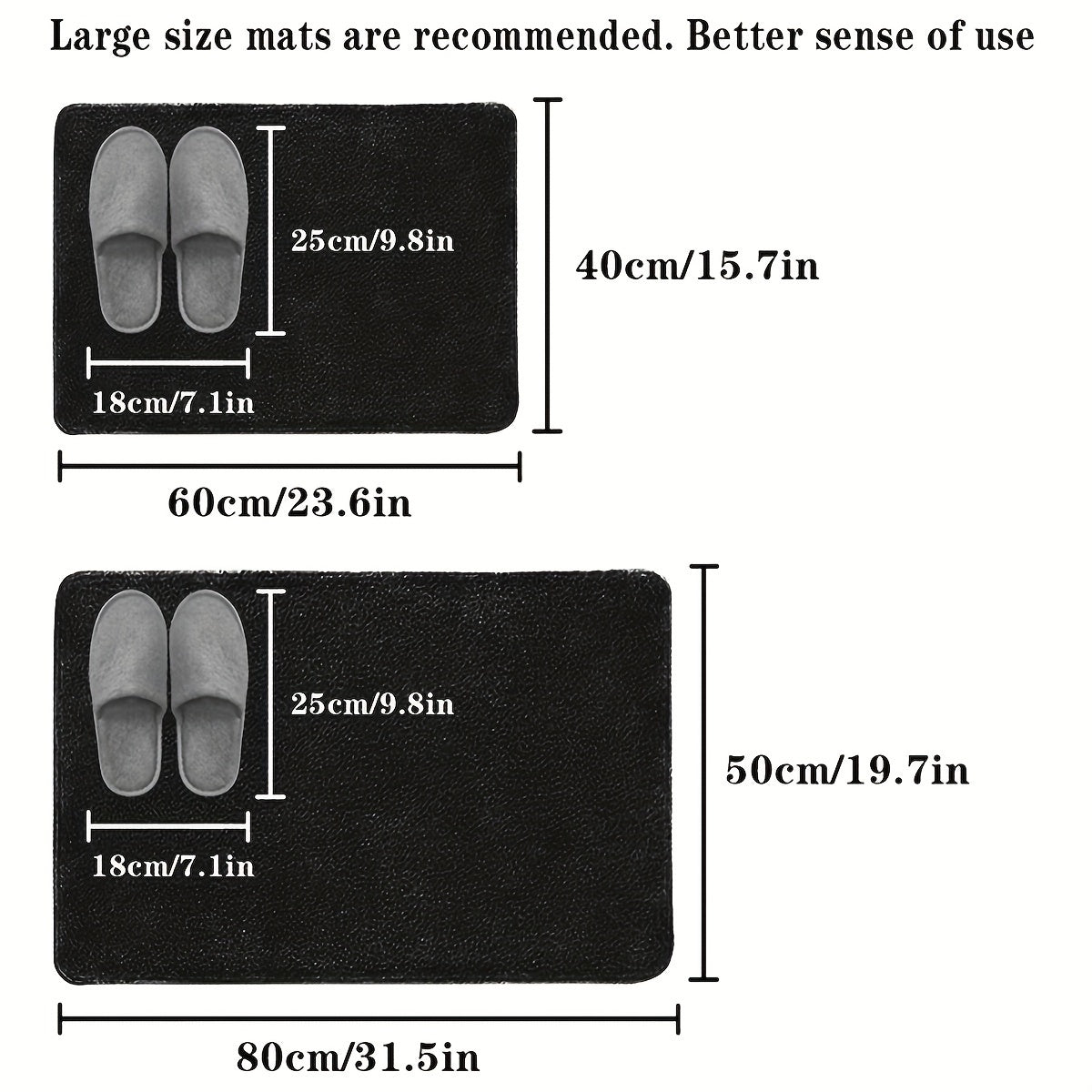 Soft Plush Bath Mat 1.2cm Thick Absorbent Non-Slip Coral Fleece Square