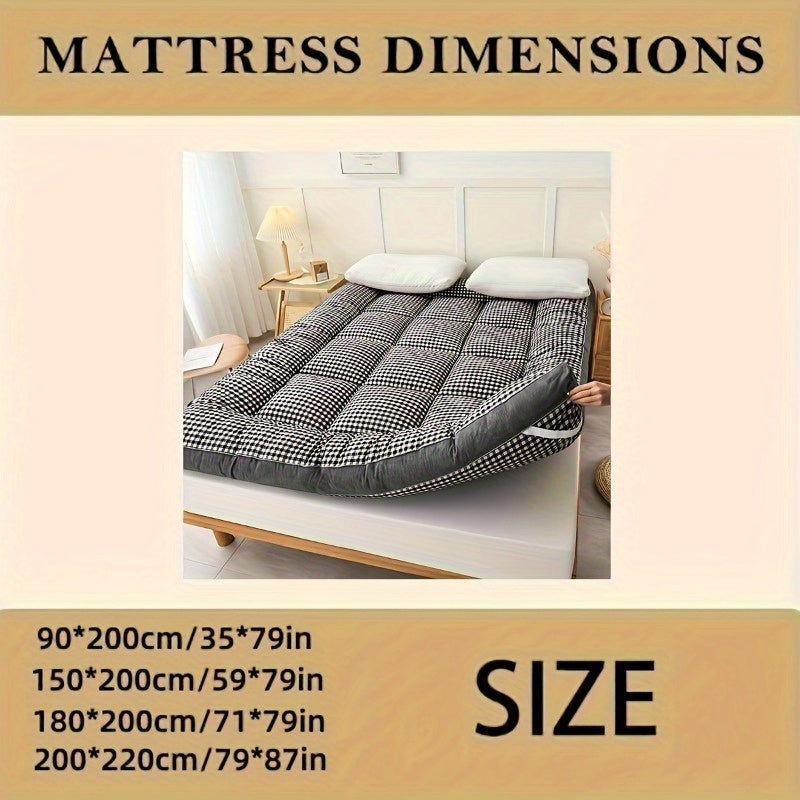Soft Square Mattress Cover with Breathable Fluffy All-Season Comfort