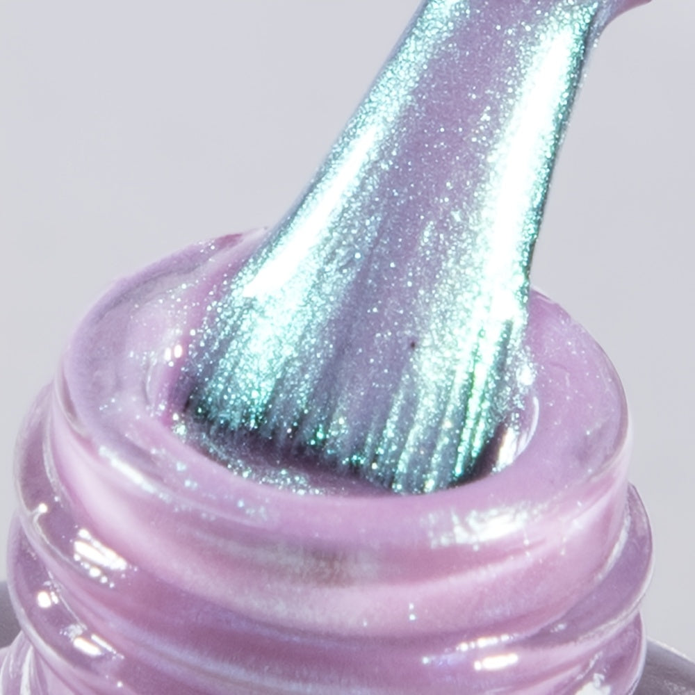 Purple Glitter Nail Polish 12ml No-Bake Quick-Dry Long-Lasting Shine