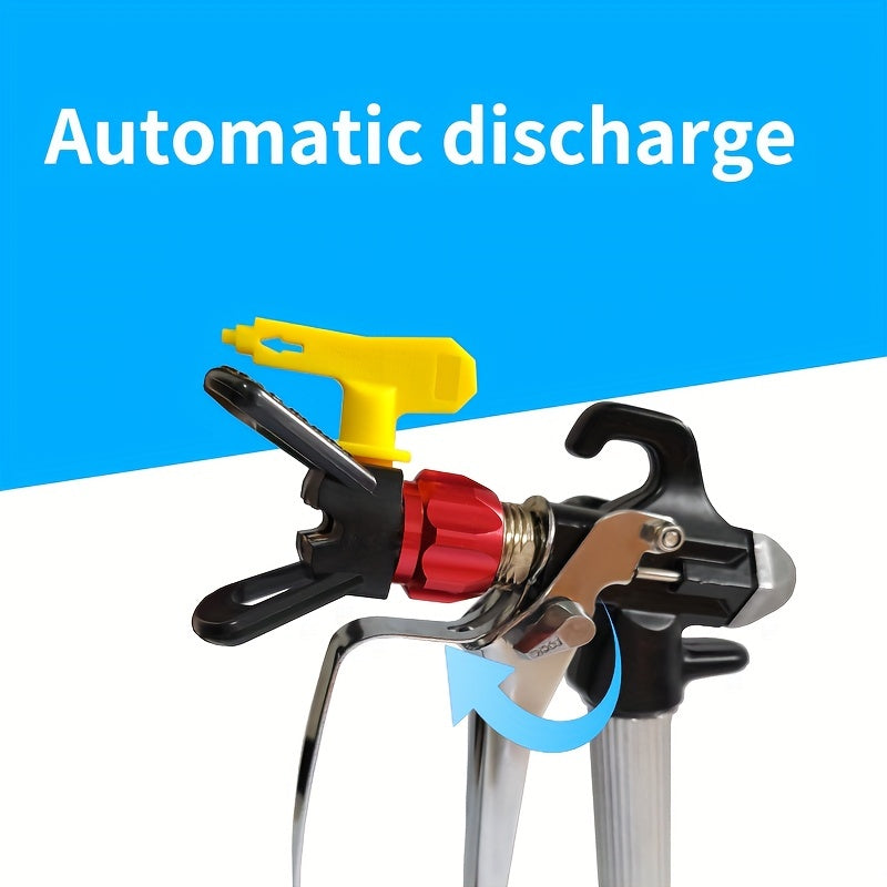 3-Piece Airless Paint Spray Gun Set with Nozzle Cover Swivel Joint for Walls Fences Cars Boats