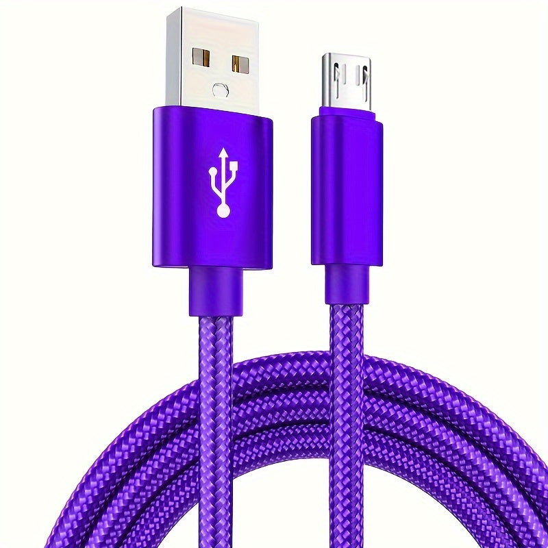 Nylon Braided Micro USB Cable for Fast Charging Android Phones