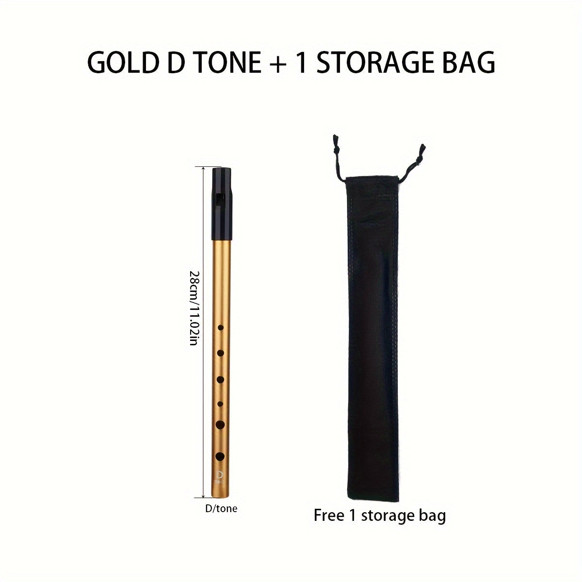 Взрослые учатся играть мелодию C или D на профессиональной прямой флейте с шестью отверстиями, сделанной из золотого алюминиевого сплава.