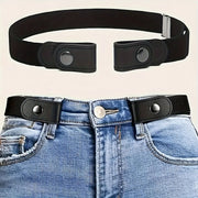Unisex Elastic Stretch Belt for Casual Wear and Outdoor Activities