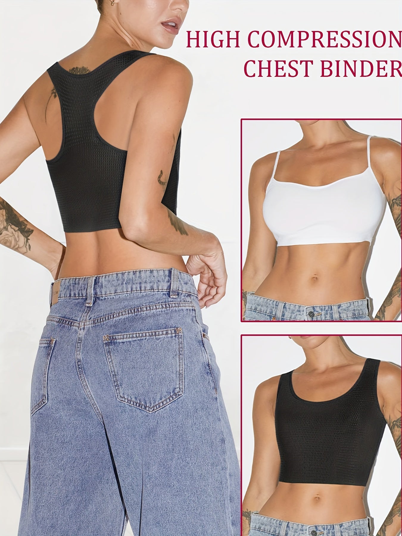 Women's Post-Surgery Recovery Tank Top Breathable Nylon Spandex Sleeveless Vest for Healing