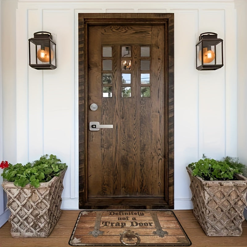 Non-Slip Polyester Door Mat - Easy Clean, Durable, 39.88cm x 59.69cm