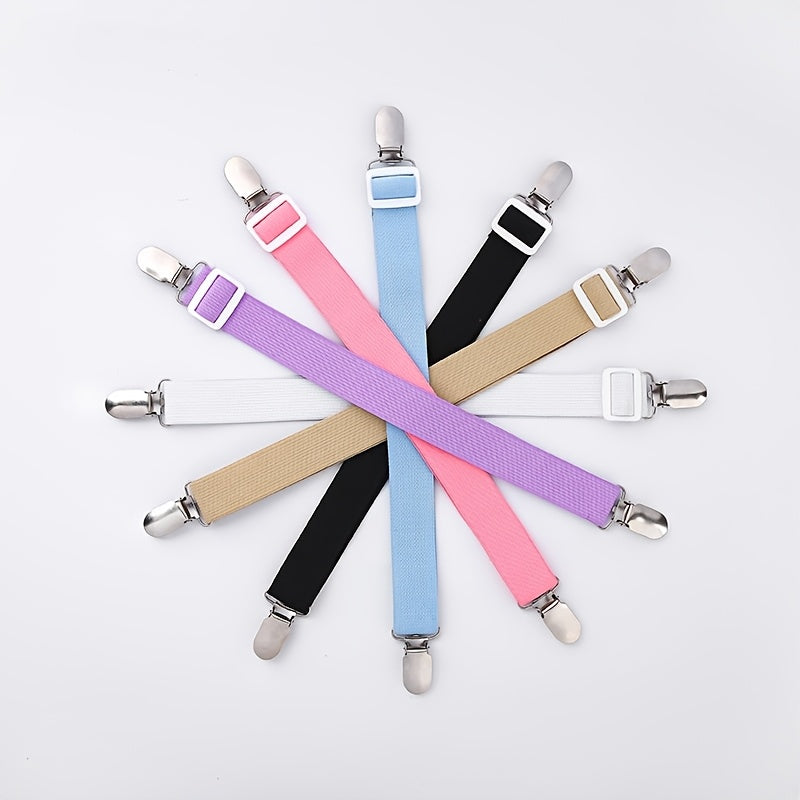 Adjustable Bed Sheet Grippers Set of 4 Non-Slip Clips for Mattresses and Sofas