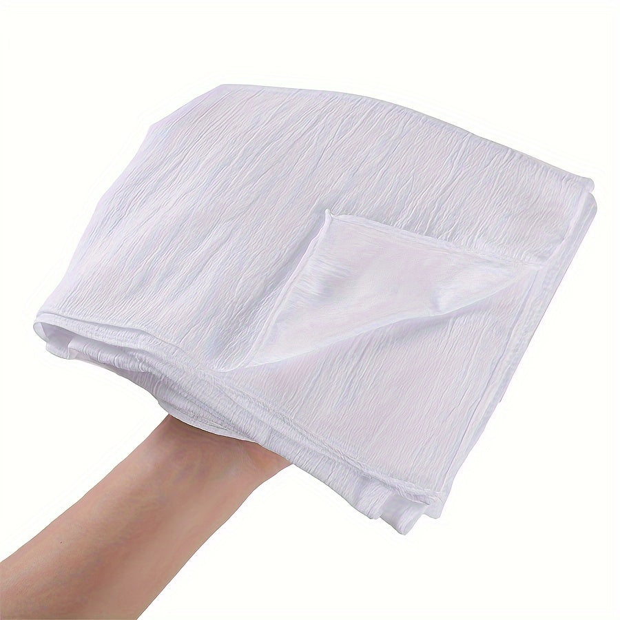 Women’s Cotton Shawl Hijab Sun Protection Wrinkle-Free Solid Color